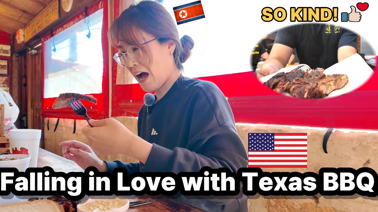🇰🇵A North Korean Defector Fell in Love with Texas BBQ and Was Touched by Their Kindness 🇺🇸