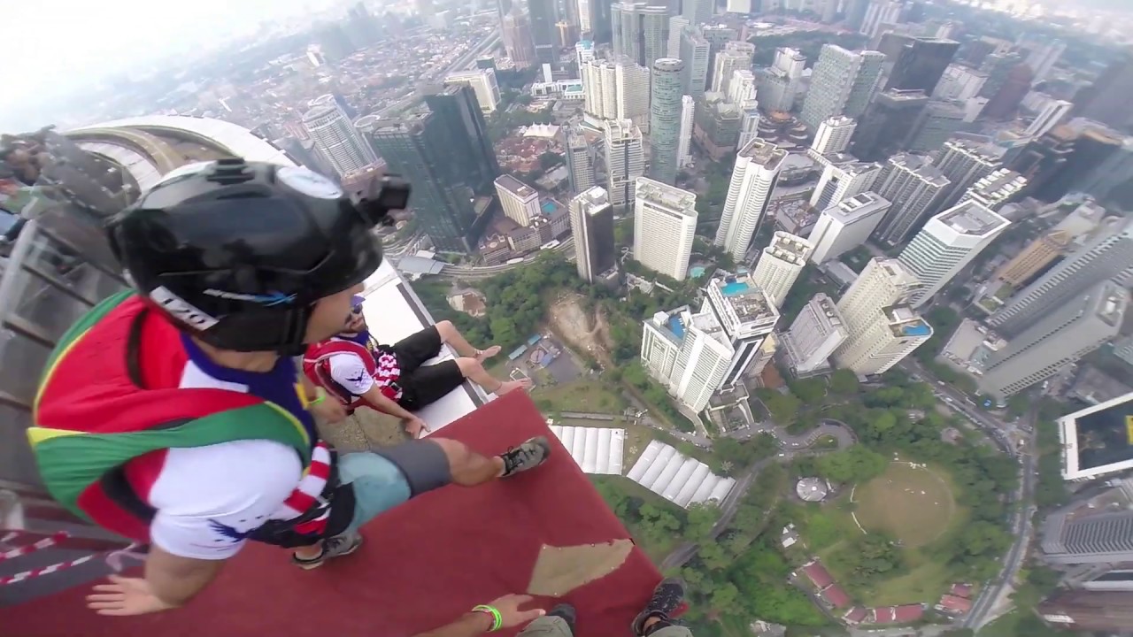 KL Tower Ill Vision Boogie BASE jump 2018 - YouTube