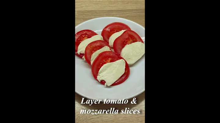 “Caprese Salad with Pesto 🥗 | 5-Minute Recipe”