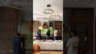 Зеркало прозрачное Шпион для накладки телевизора #зеркало #стекло #телевизор #glass #art