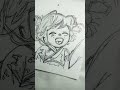 #Japanese and # anime pen sketch