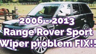 Player Profile Range Rover Sport Wipers GotFix | Discovery | LR3 | B1c53-29 Front wiper intermittent data