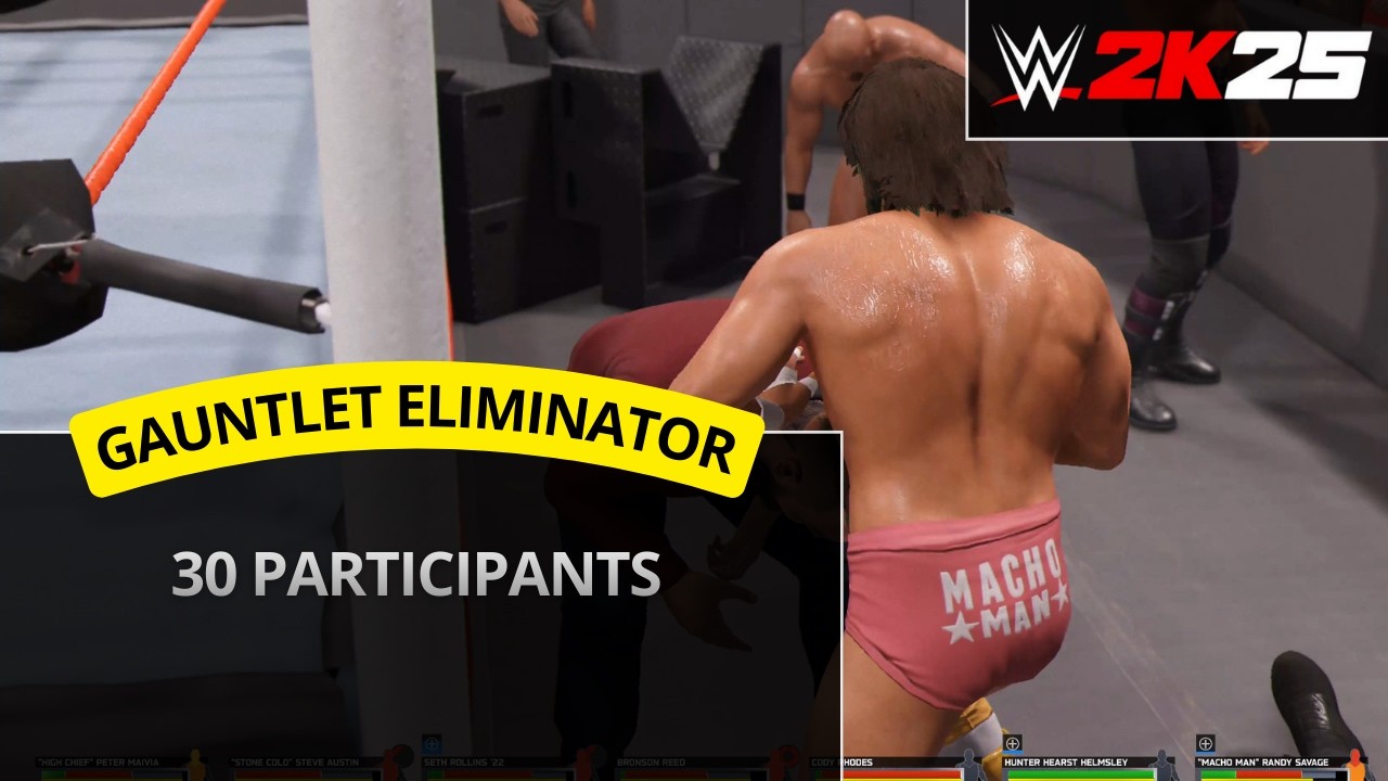 WWE 2K25 – 30-Man Gauntlet Eliminator Match (#8)