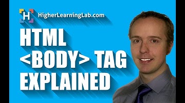 HTML Body tag explained