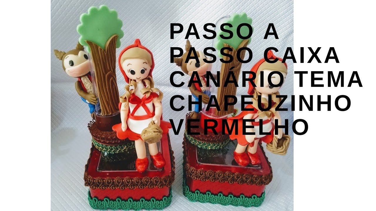 CAIXA CENÁRIO LUXO TEMA CHAPEUZINHO VERMELHO