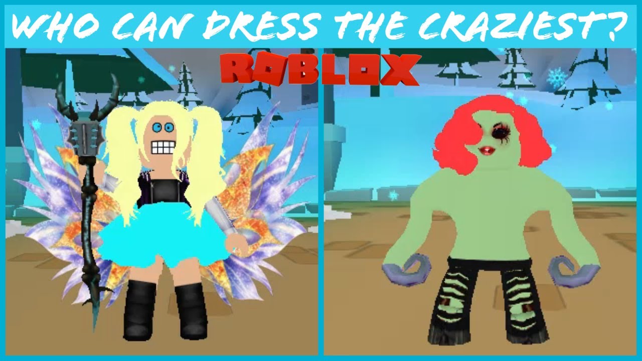 Who can dress the craziest? Fashion Famous Roblox Gameplay with