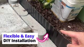 Instant Garden Upgrade | Sleek Metal Edging Install