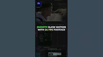 SMOOTH SLOW MOTION with 24 FPS Footage in Premiere Pro 👍 #premierepro #tutorial #kylerholland