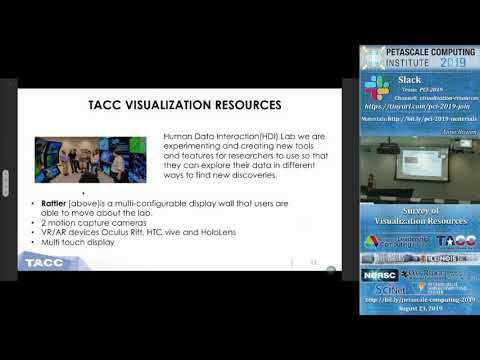 PCI 2019: Survey of Visualization Resources in HPC