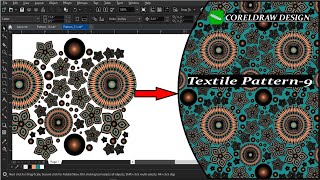 Coreldraw Tutorials | Textile Pattern Designed | CorelDRAW Pattern Design