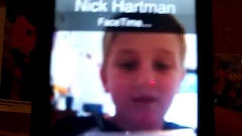 Ipod touch facetime demonstration