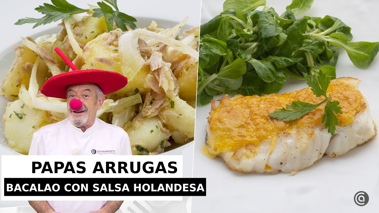PAPAS ALIÑAS y BACALAO con salsa holandesa con Arguiñano // Cocina Abierta
