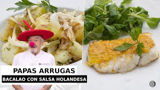 PAPAS ALIÑAS y BACALAO con salsa holandesa con Arguiñano // Cocina Abierta
