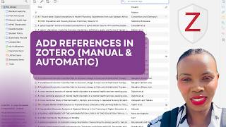 How to Add References in Zotero (Manual & Automatic)