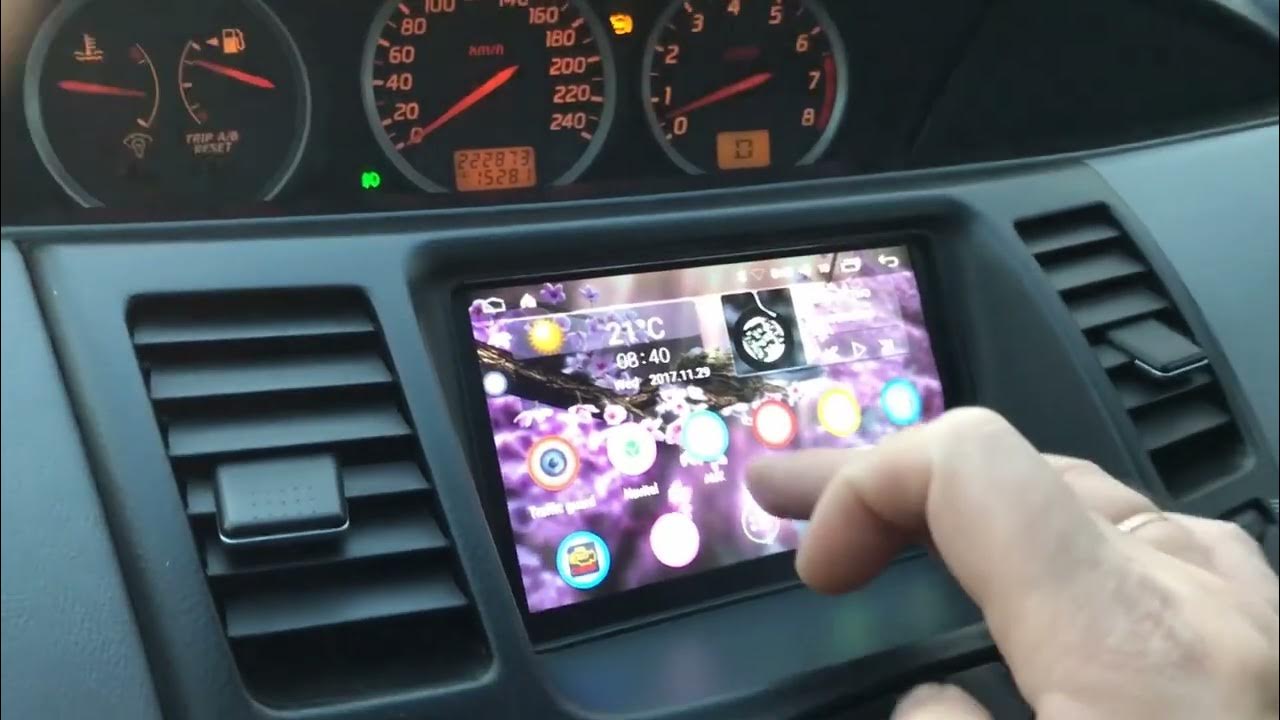 Установка 2-DIN Андроид магнитолы на место родного телевизора. Часть 2. - Nissan