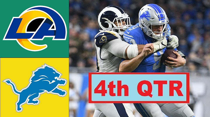 Los Angeles Rams vs Detroit Lions Highlights 4th Qtr | Week 7 | NFL Season 2021-22
