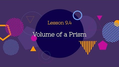 Math Gr7 Lesson 9.4 Volume Prisms