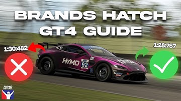 HOW TO DO BRANDS HATCH IN iRacing | GT4 Track Guide & Tips