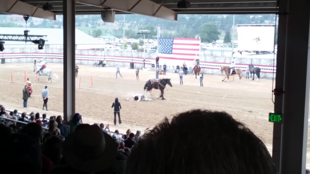 Real Jousting unseated rider - YouTube