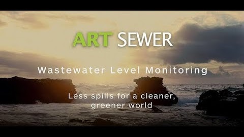 ART Sewer- Intelligent Wastewater Level Monitoring