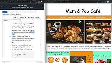 AWS Academy Cloud Operations (SysOps) Module 5: Activity 5 - Working with AWS Lambda
