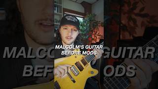 Malcolm’s guitar didn’t start this way🤘#acdc #malcolmyoung #guitar #rhythmguitar #classicrock