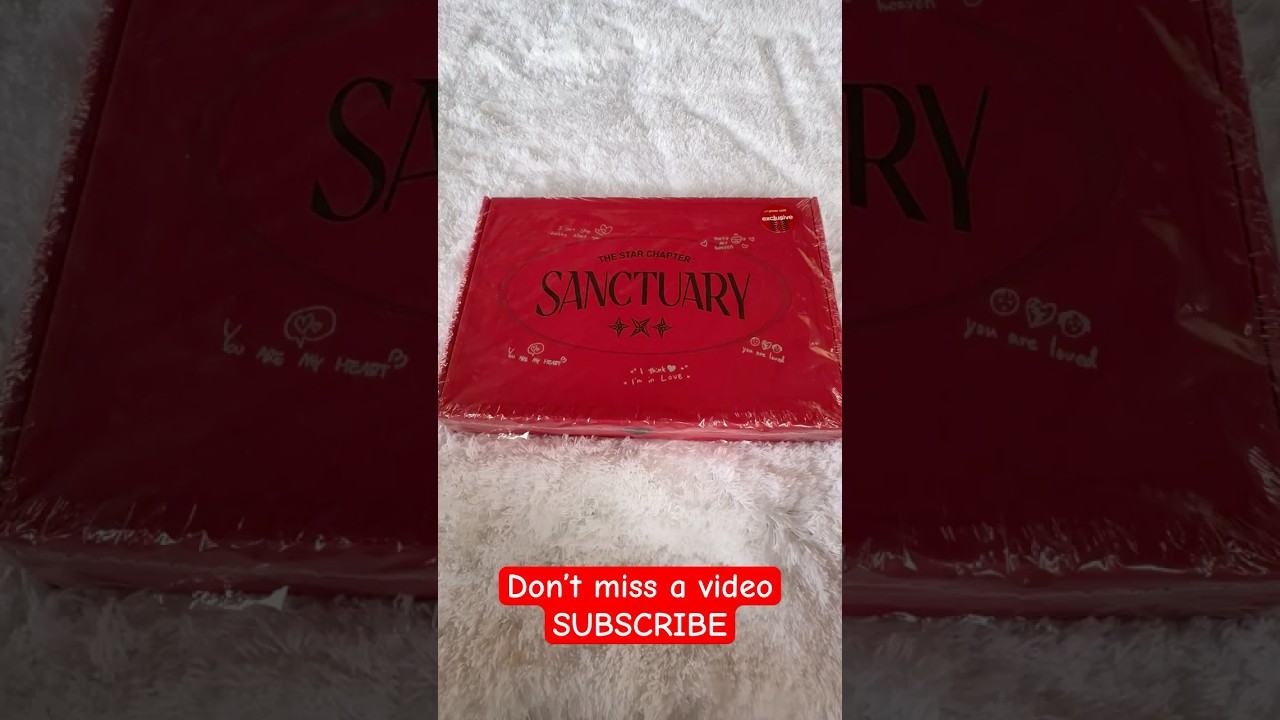 Unboxing TXT SANCTUARY Lover Version Target Exclusive 