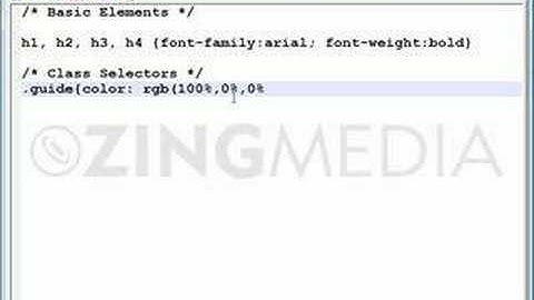 CSS Introduction: CSS colour (color) RGB Values