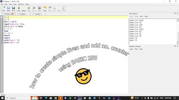 How to create a simple Even and odd no. counter using BASIC 256