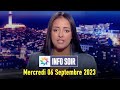 Info soir  mercredi 06 septembre 2023