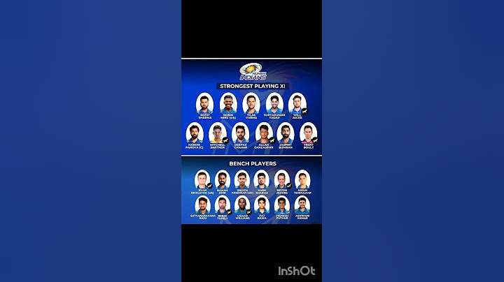Mumbai Indians Strongest Playing 11 vs Bench Players #ipl2025 #mumbaiindians