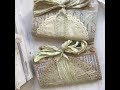 Tutorial wax paper bag journal and ephemera pouch | Christmas gift idea 2