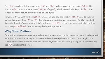 Understanding TypeScript Error: Return type does not include 