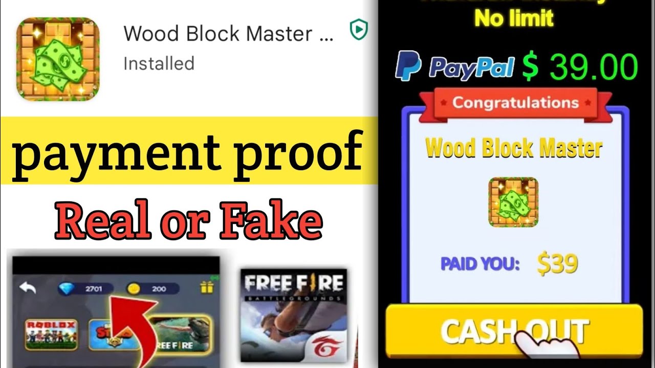 Wood Block Master App Real or Fake // wood Block master App payment