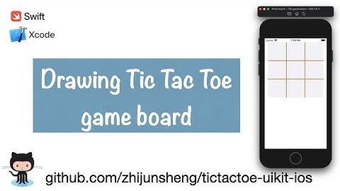 TicTacToe 001: Drawing game board