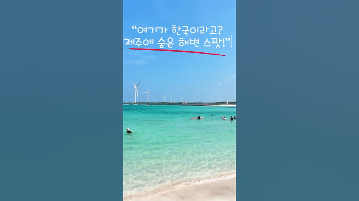 “여기가 한국이라고? 코난비치보다 예쁜 다이빙 핫플 등장!”#제주여행