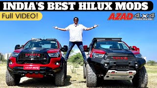 Modified Toyota Hilux Pick-Ups By Azad 4x4 || India's best modifications || Full Video With Details