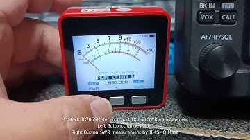 M5Stack: IC705SMeter TX SWR measurement mod #M5Stack