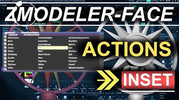 ZBrush - ZModeler Polygon(Actions) - "Inset"