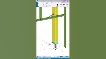 Create base plate in Tekla Structures #teklastructures #engineering #steel #construction