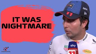 Information Sergio Perez: Complete disaster | Post Race Interview | Singapore GP24 News