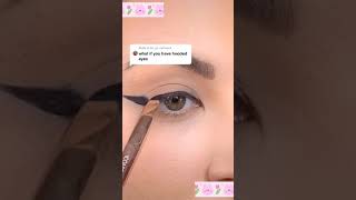 Straight winged eyeliner for hooded eye ?easy makeup shorts