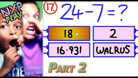Impossible Quiz Pt2 with 😴 SLEEPY😴 Gamer | #nxpgames