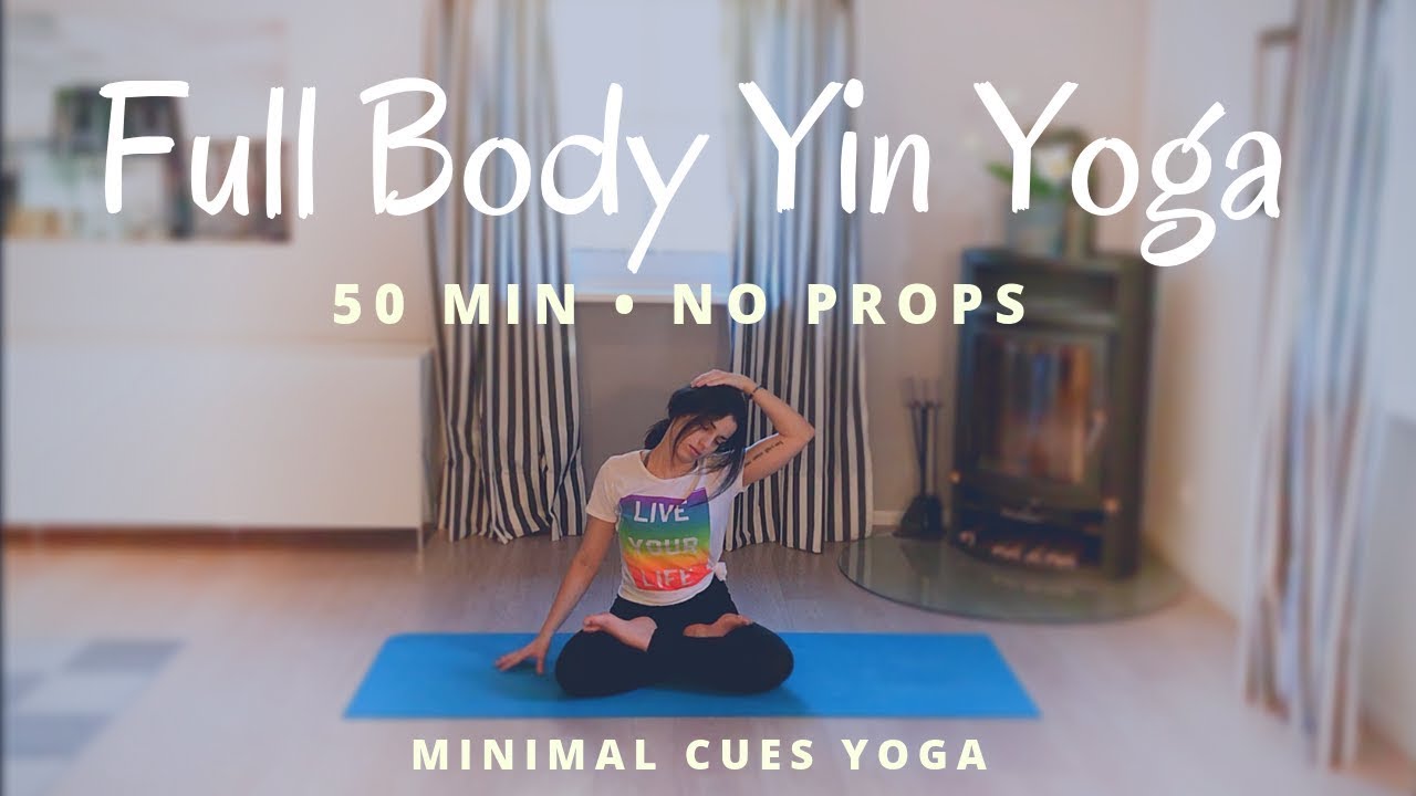Full Body Yin Yoga Practice - Minimal Cues Yoga - YouTube