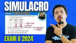 Resuelvo un examen simulador de pensamiento matemático del Exani II