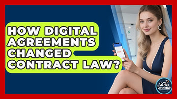 How Digital Agreements Changed Contract Law? - The Startup Growth Hub