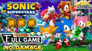 Sonic Superstars - 100% Full Game Walkthrough (All Endings/Characters & Chaos Emerald) | No Damage screenshot 4