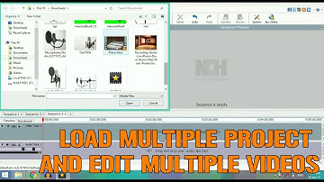Multiple Sequence Edit Multiple Video Same Time Video Editing-VIdeo Pad