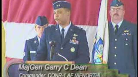 CONR-1AF(AFNORTH) change of command ceremony