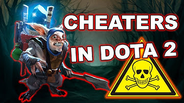 Dota 2 Cheater Detected - Meepo using Rune Hack, scripts + Camera cheat!